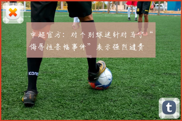中超官方：对个别球迷针对马宁“侮辱性条幅事件”表示强烈谴责